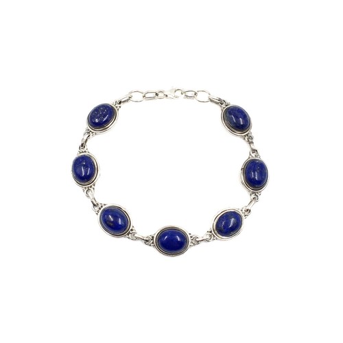 925 silber armband blauer - 925,