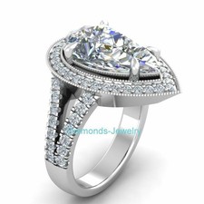 Halo-Verlobungsring im