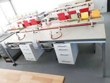 KaVo EWL 2er Arbeitsplatz Arbeitstisch Labortisch Dentalmöbel überholt 7908