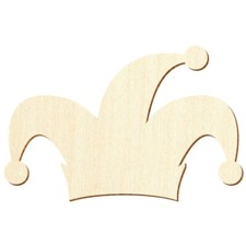 Holz Narrenkappe - Deko