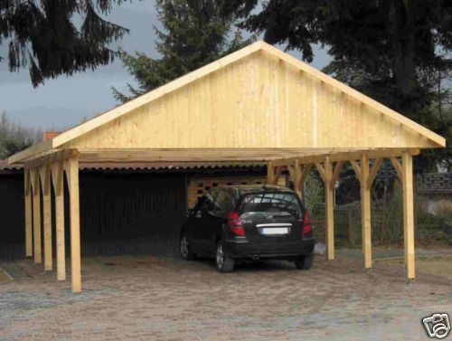 Carport satteldach 600x800cm - satteldach,