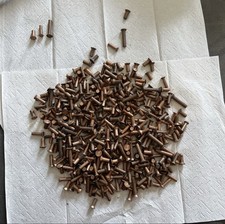 Kupfer Nieten Senkniete Senkkopf Senkkopfniete Vollnieten verschiedene Große!