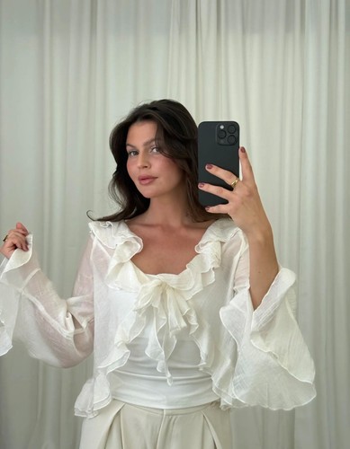 Wunderschöne bluse lyocell - wunderschöne,