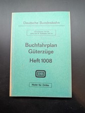 Buch Buchfahrplan Heft 1008
