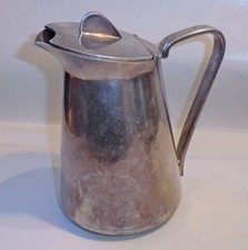 HOKA 18 vintage Design Kaffeekanne 0/ 55 ltr 14K  Metall versilbert 16cm 593 g