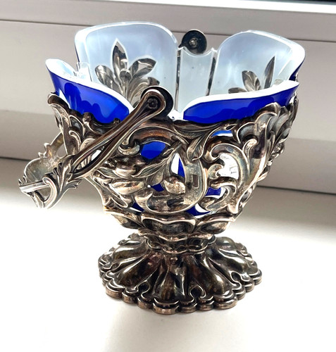 Biedermeier aufsatz schale - biedermeier-aufsatz-schale, und