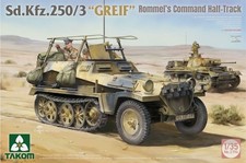 Takom 2194 1/35 German SdKfz 250/3 "Greif" Rommel's WWII Half-Track Model Kit