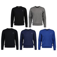 GANT Herren Pullover - CLASSIC COTTON C-NECK, Strickpullover, Rundhals, Baumw...