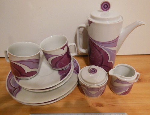 Porzellan kaffee service set - service,