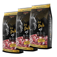 3 x 4 kg Leonardo fresh Meat Duck & Poultry Trockenfutter Katze Getreidefrei