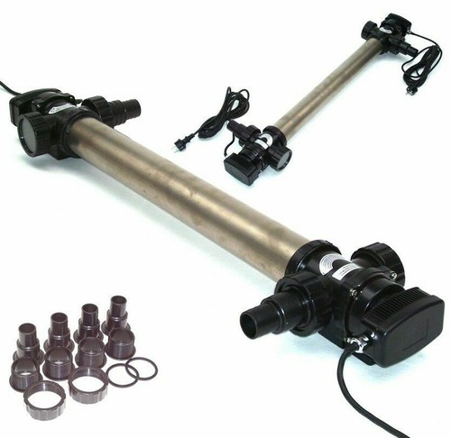 Edelstahl uvc lichtfilter 55w - edelstahl,