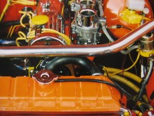 Ford Capri Mk1 Motorraum Tuning "1 x Foto aus Privat Sammlung 2001" ca.9x13cm !