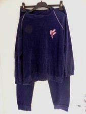 ** Damenschlafanzug, 2 tlg. Pyjama-Set, Frottee, Vintage, Gr. M/L**