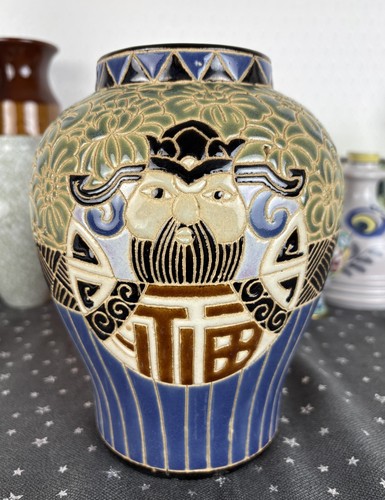 Asiatische vintage blumenvase - asiatische,