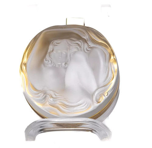 Lalique deckeldose daphne - lalique, "daphne"