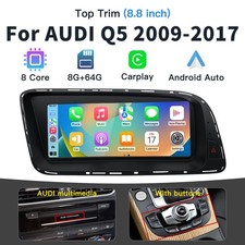 8.8"Carplay Android 64GB Für Audi Q5 09-2017 Autoradio WIFI GPS Navi USB 4G WIFI
