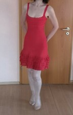 Herve Leger Cocktail Kleid Gr. XS 34 Rot Damen Dress Robe Abendkleid Stretch Neu