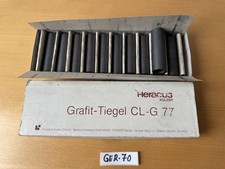 11 x Grafittiegel Heraeus Kulzer CL-G 77 NEU und OVP Nr. GER-70