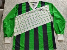 SpVgg Greuther Fürth, Grün/Weiß Trikot mit Unterschriften 90/00 Puma, Größe: XL