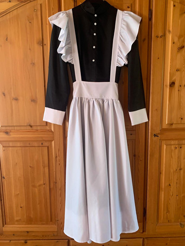 Damen maid kostümkleid s - kostümkleid,