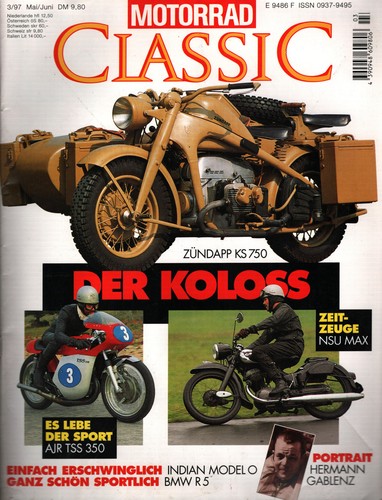 Zeitschrift motorrad classic - motorrad,