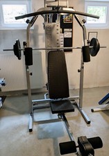 ? Kettler Delta 300 Kraftstation + Langhantel + 107,5 kg Gewichte + Curlpult