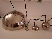 Florian Schulz Pendelzugleuchte Duos 32 S - Seitenzug Messing vernickelt 100W