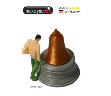 H0 Kupfer Glocke mit Sockel