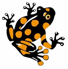 Aufkleber Sticker Frosch