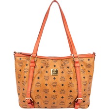 MCM Visetos Monogram Shopper