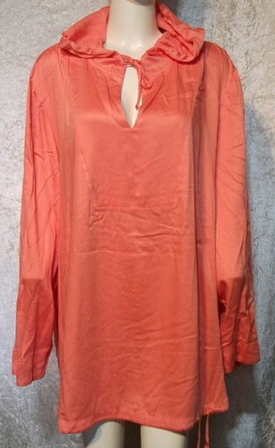 Orange edle feine tunika - ,
