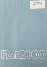Fiat 132 2000 Prospekt 8/1977