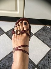 Highheels ,dunkelrot Gr. 38