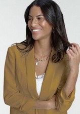 Blazer / Senffarben Cognac