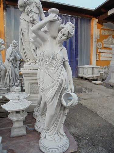 Steinfigur brunnenfigur - steinfigur,,