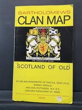Bartholomews Clan Map Scotland