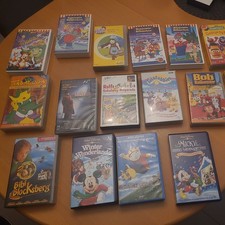 Walt Disney VHS Video Kassetten Filme Sammlung Zeichentrick Kinderfilme 26 Stück