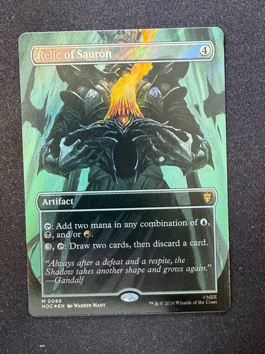 Relic sauron - sauron, foil)