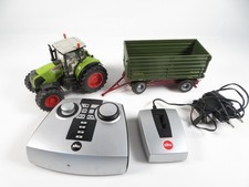 Siku Control Claas Axion 850 mit Fortuna Anhänger / Fernbedienung Ladegerät S5