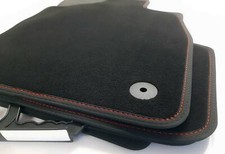 NEU Fußmatten passend für Skoda Octavia IV Doppelnaht RS Premium Velours Matten