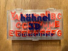 hähnel 3D Titelbuchstaben orange gebraucht in Originalbox