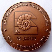 Bergbau Bronze Medaille 25