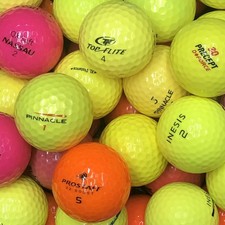 100 GOLFBÄLLE/LAKEBALLS BUNTE
