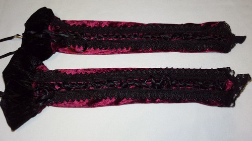 Gothic armstulpen schwarz - gothic, /