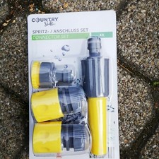 Gartenspritze Spritzset 5 tlg.Schlauchstück Systemteile Schlauchanschluß 1/2"