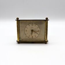 Vintage Uwestra Wecker, Tischwecker, aus Messing Made in West Germany #U100