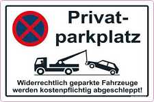  Privat Parkplatz Aufkleber