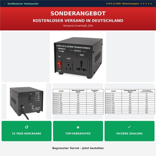 Spannungswandler 110v 230v - spannungswandler,