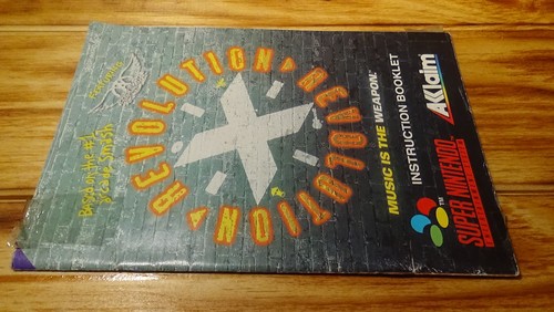 Bedienungsheft revolution - -revolution, x