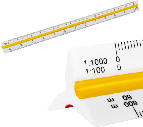 Maßstab dreikantlineal - maßstab,